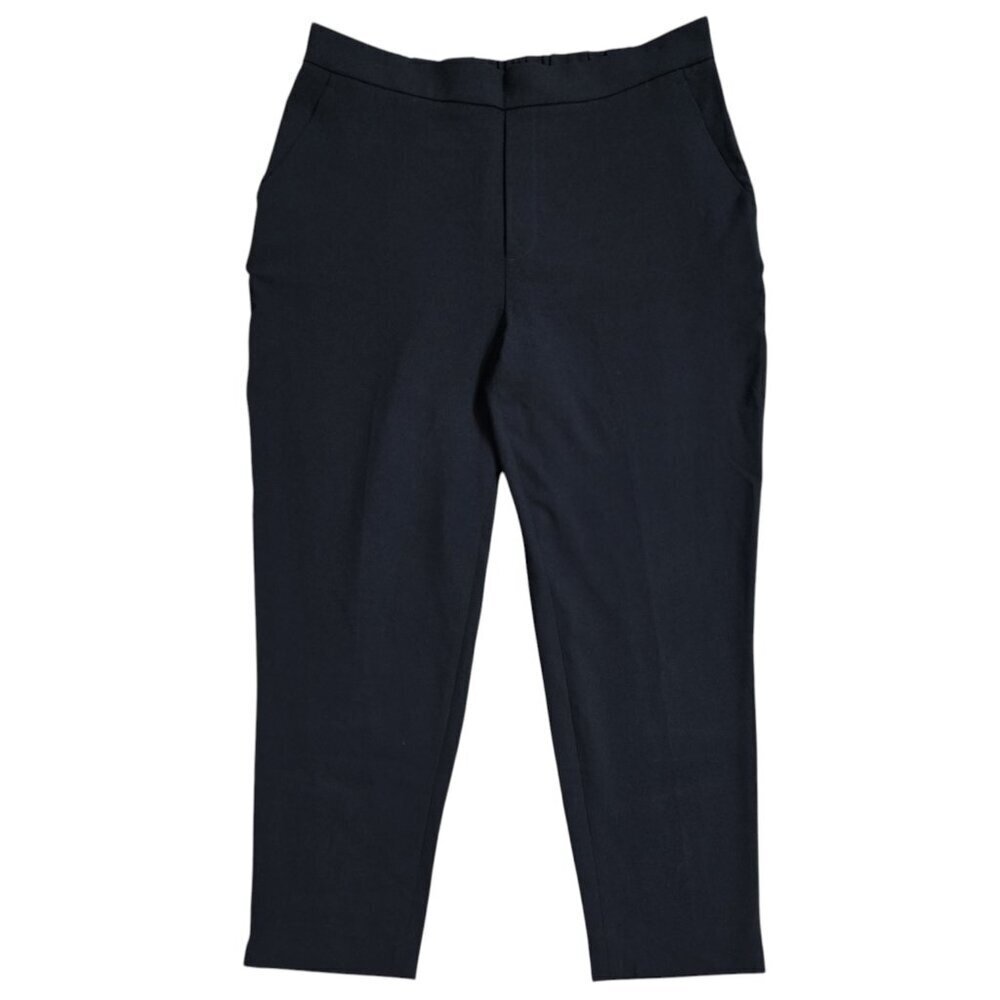 Banana Republic NWT Black Tapered Pull On Ankle Pant Pockets Capsule Office